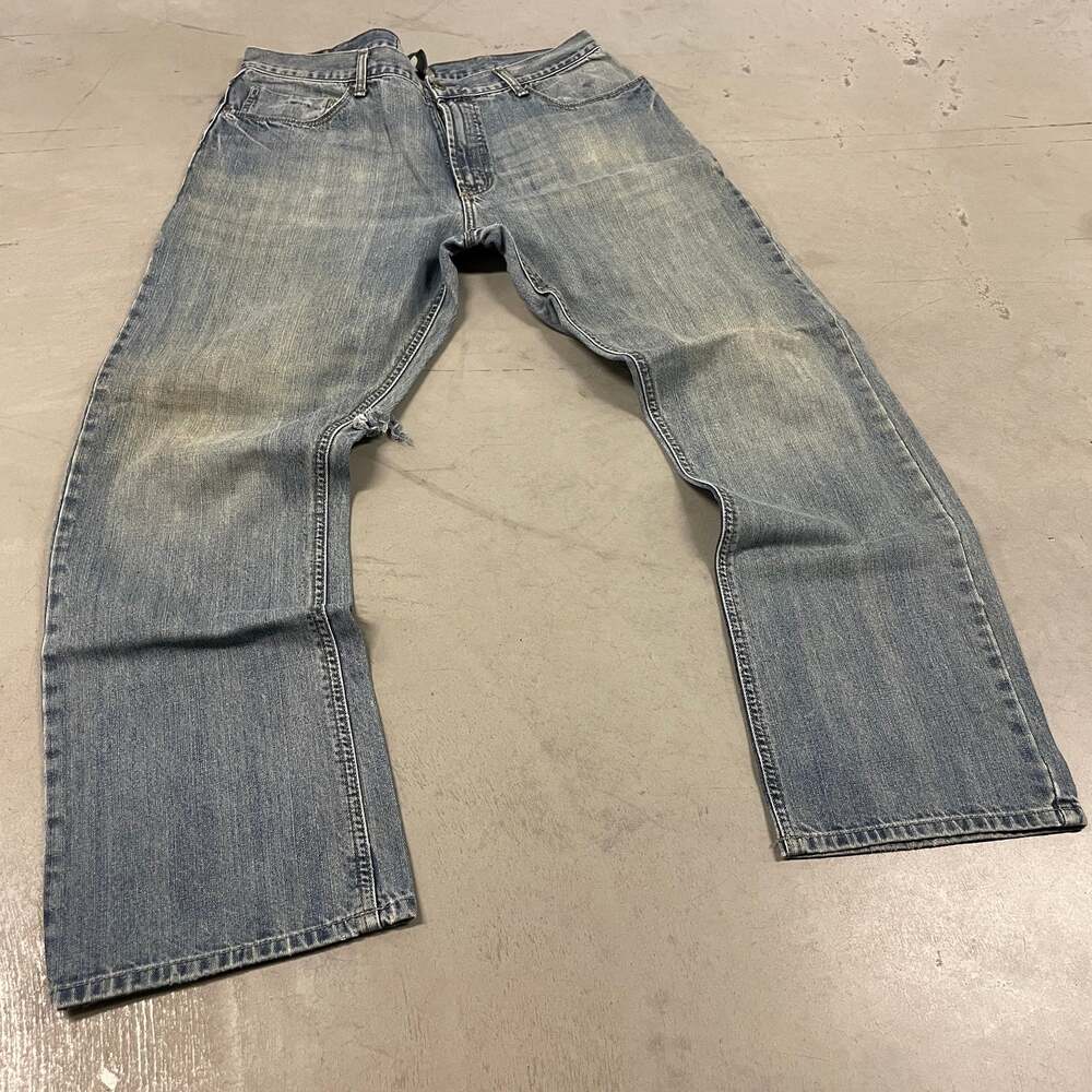 y2k wrangler baggy bootcut jeans 36x32